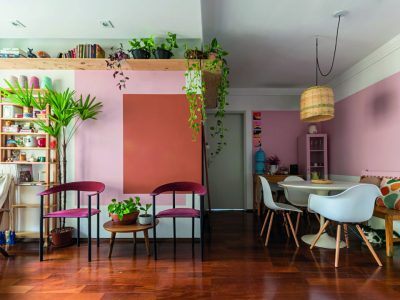 Living room combined with office, with the wall painted by Hartman Painting - Interior painting.